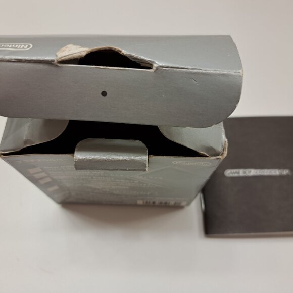 Authentic Nintendo GAMEBOY ADVANCE SP Silver w/box charger AGS-001 from Japan - Picture 2 of 7